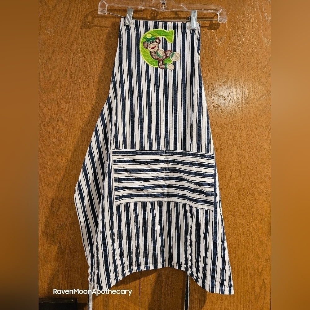 Apron With Letter C and a Monkey